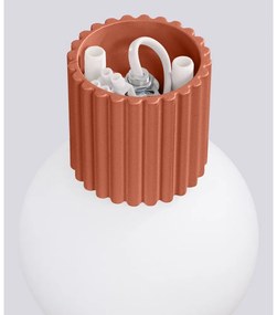 Lampada da parete arancione ø 12 cm Orbital – Sollux