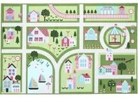 Tappeto bambini gioco città per cameretta 190x133 cm