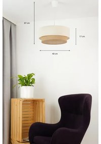 Brilagi - Lampadario LED su cavo BOHO STYLE 1xE27/15W/230V Ø 40 cm