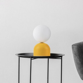 Lampada da tavolo Miki TK Lighting, Giallo / Arancione, Camera da letto, Metallo, Moderno, Lampada da tavolo
