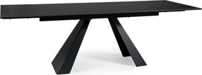Tavolo allungabile Salvadore Ceramic SAHARA NOIR nero/nero opaco - L160-240 cm