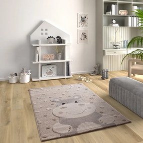 Tappeto per bambini beige 120x170 cm Clown – Universal