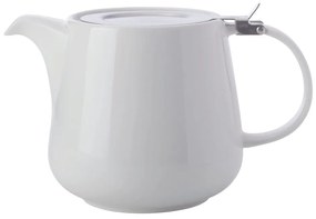 Teiera in porcellana bianca con colino Basic, 600 ml - Maxwell &amp; Williams