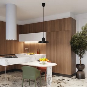 Lampadario nero ø 35 cm Vito – Sollux