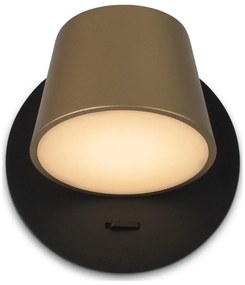 Maytoni MOD421WL-L6BBS3K - Applique a LED PIXEL 7W/230V 3000K oro/nero