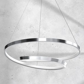 Lampadario LED a sospensione con filo LUCERO LED/48W/230V cromo lucido