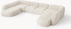 Divano componibile XL in bouclé Wolke