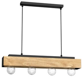 Lampadario a sospensione con filo MILUZA 4xE27/15W/230V