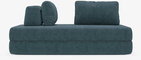 Rift divano letto matrimoniale 2 posti e 3 posti con schienali mobili - materasso alto 24 cm e memory foam in tessuto smacchiabile T31
