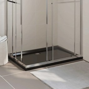 Piatto Doccia İn Abs Rettangolare Nero 80x120 Cm /