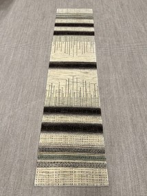 Loribaft Tappeto 80 x 350 Beige (Iran) Annodato A Mano