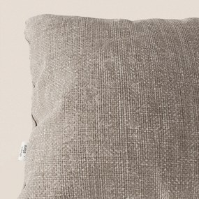Lyon cuscino disponibile in diversi colori realizzato in morbido tessuto intrecciato impermeabile T06 tortora