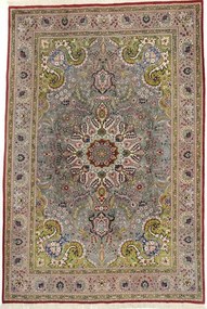 Tabriz Tappeto persiano 300 x 200 Blu (Iran) Annodato A Mano