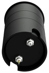 Faro Carrabile GU10 IP67 Orientabile, INOX 304, Doppio Pressacavo - Antracite Colore del corpo Antracite