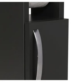 Mobiletto con porta carta igienica STAR 65x15 cm antracite