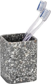 Portaspazzolino in poliresina grigio Tom Tailor T-Terrazzo – Wenko