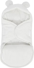 Copertina per neonati bianca in bouclé 45x80 cm – Meowbaby