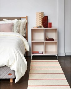 Tappeto da interno/esterno color mattone/color crema 70x90 cm Olle Brick Cream – Pappelina