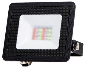 Faro proiettore Led 10W Nero da esterno IP65 RGB luce regolabile e dimmerabile con telecomando Aigostar