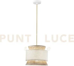 Lampadario a sospensione gazebo beige rattan naturale beige 1 luce ...
