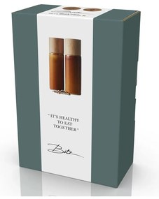 Set macina pepe e sale color ambra in ceramica 2 pz Gastro Amber – Bitz