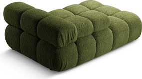 Modulo divano verde in tessuto bouclé (angolo sinistro) Bellis - Micadoni Home