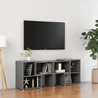 Mobile TV Grigio 104x30x52 cm in Truciolato 808352