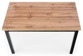 Tavolo da pranzo KINDOR rovere Wotan/nero