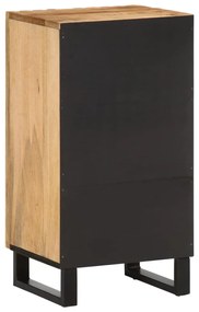 Credenza 40x34x75 cm in legno massello di mango grezzo