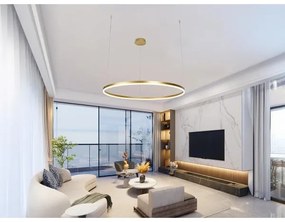 Lampadario a sospensione con filo LED dimmerabile LED/55W/230V 3000-6500K + telecomando