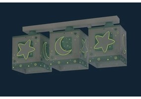 Dalber D-63233NH - Plafoniera per bambini MOONLIGHT 3xE27/60W/230V