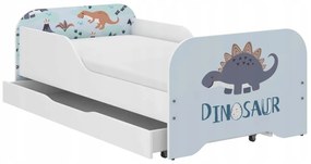 Letto completo per bambini 140 x 70 cm - STEGOZAUR