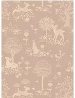 Majvillan Carta da parati Summer Fields - Dreamy Lilac