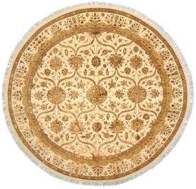 Tabriz Tappeto orientale 300 x 300 Beige (Indian) Annodato A Mano