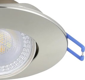 Eglo 300195 - Set di 7 faretti LED da incasso GEDREZ LED/4,9W/230V Ø 9 cm cromo