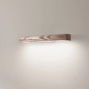 TK Lighting Lampada da parete in legno LED Teo, noce, 46 cm, 3000 K