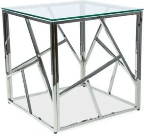 Tavolino da caffè Escada B Silver - L 55 x L 55 x H 55 cm