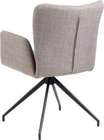 Set di sedie da pranzo grigia in imbottito 2 pz Laura – Actona