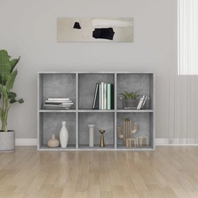 Libreria/credenza grigio cemento 66x30x97,8 cm in truciolato