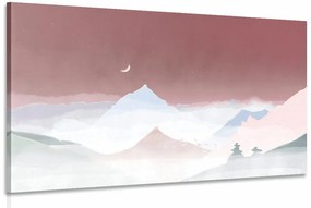 Stampa su tela – Notte pastello