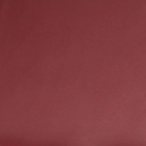 Sedia Lounge Rosso Vino 54x75x76 cm in Similpelle