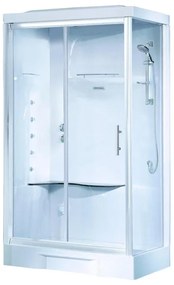 Cabina doccia idromassaggio rettangolare Cayenne 70 x 100 cm