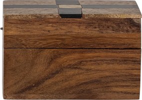 Scatola decorativa marrone in legno 6,5x4,5x4 cm Cemile - Bloomingville