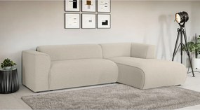 Divano angolare beige (con penisola a destra/con chaise lounge) Merid – Ropez