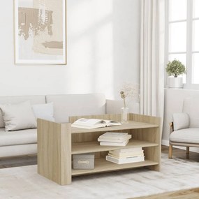 Tavolino Salotto Rovere Sonoma 100x50x50cm İn Legno Multistrato /