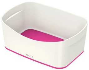 Scatola di plastica bianca e rosa MyBox - Leitz