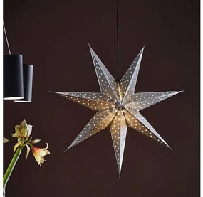 Markslöjd 705769 - Decorazione natalizia GLITTER 1xE14/25W/230V diametro 45 cm argento