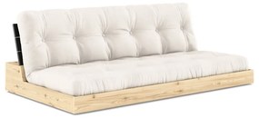 Divano letto crema 196 cm Base - Karup Design