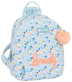 Zaino per Bambini Moos Lovely Mini Azzurro Chiaro (25 x 30 x 13 cm)