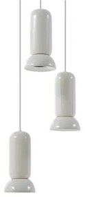 Kerimi 3 Lampada a Sospensione Creme - Lindby